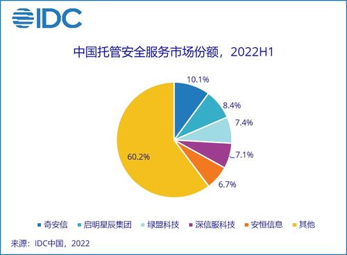 2022上半年中國IT安全服務市場穩步增長，廠商總收入達12.25億美元，漲幅11%